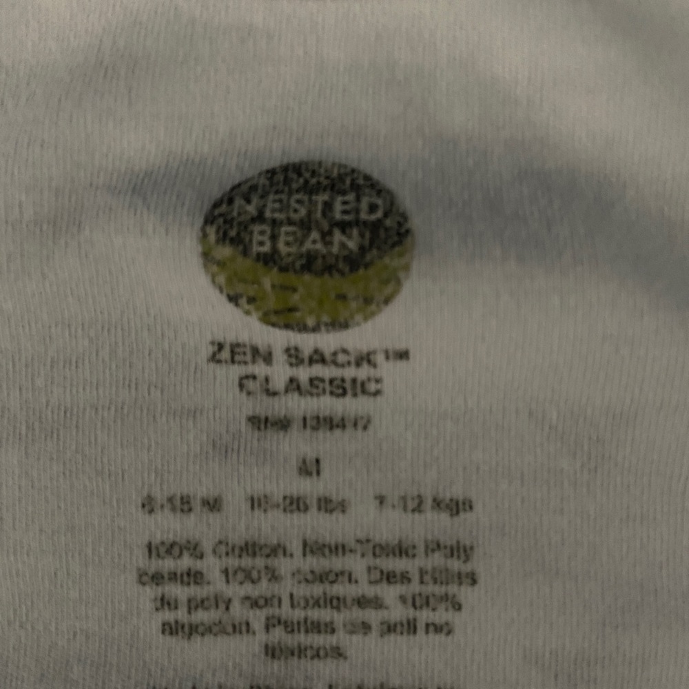 Nested Bean Zen Classic Sleep Sack MEDIUM